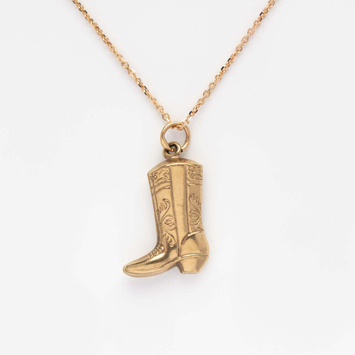 Wholesale Copper COWBOY BOOT Western Cowboy Boots Necklace